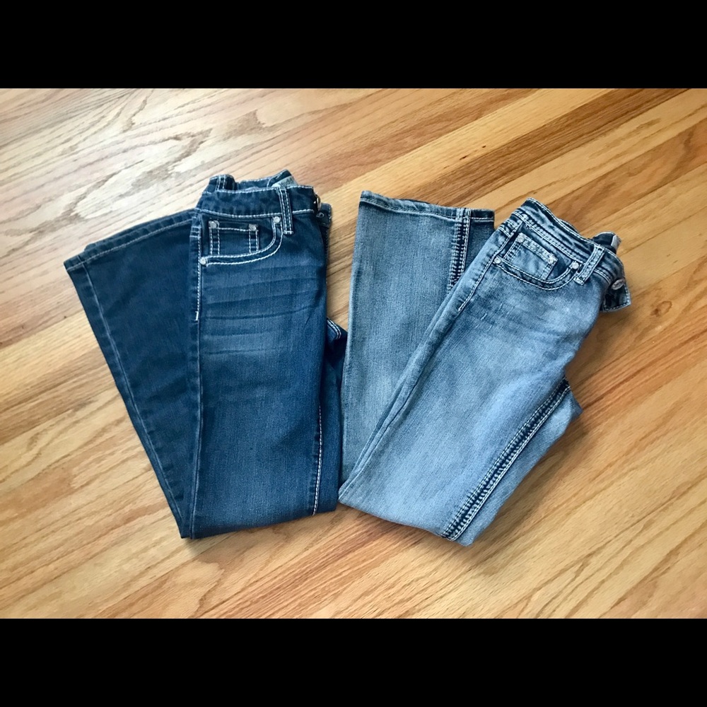 Two for One Girls Mudd Flare Jeans